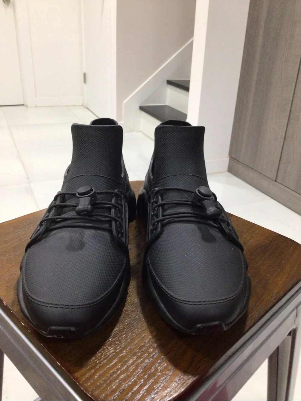 Henry Ferrera All-Black Slip-On Athletic Sneakers